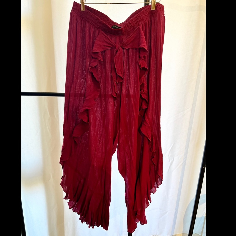 Ashley Stewart Plus Size flowy pants